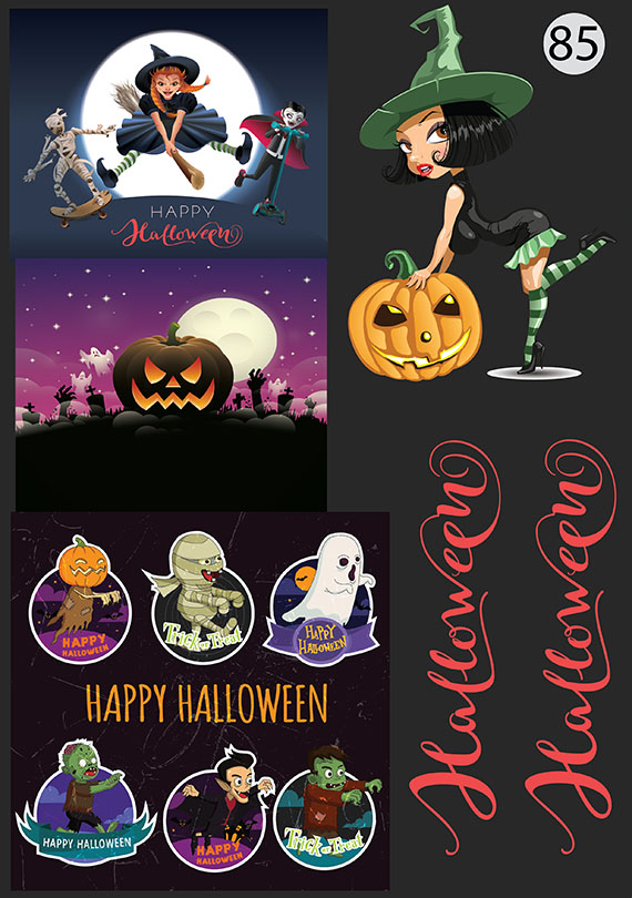 Набор 85 Это изображение: hallowin Хэллоуин 