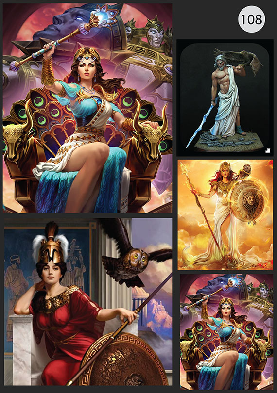 Набор 108 Это изображение: Греческие Боги 