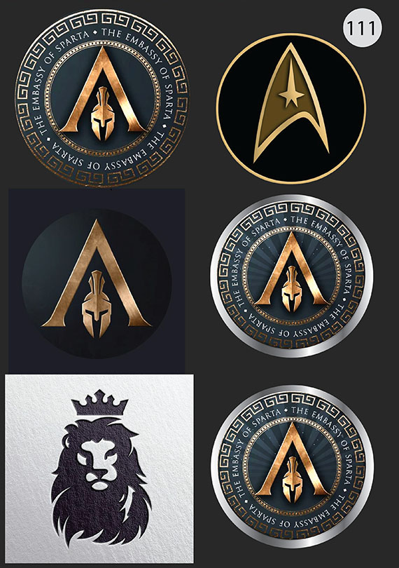 Набор 111 Изображение: Спарта, Лев 