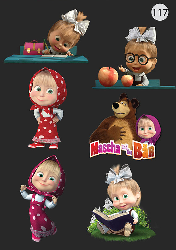 Набор 117 Изображение: Маша и Медвель 