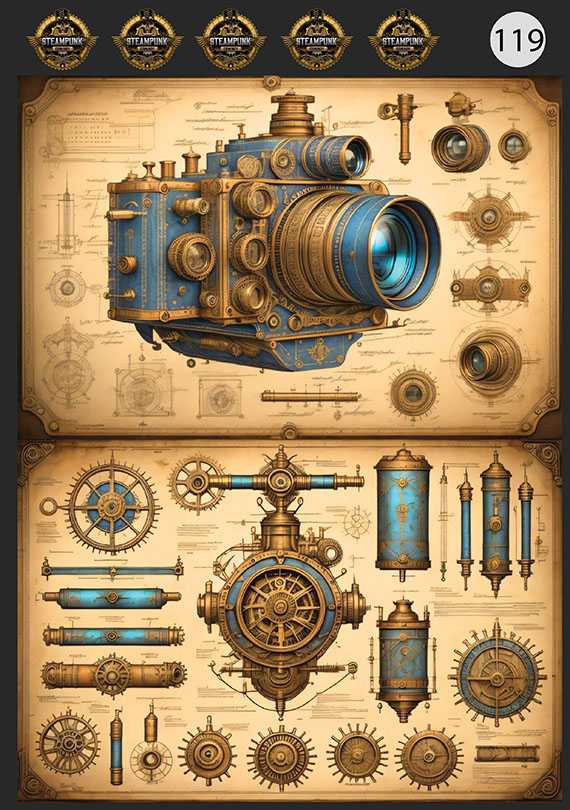 Набор 119 Изображение: Стимпанк 
