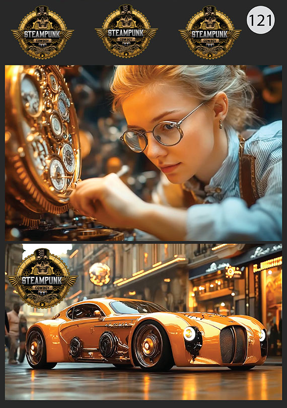 Набор 121 Изображение: Стимпанк Стиль 