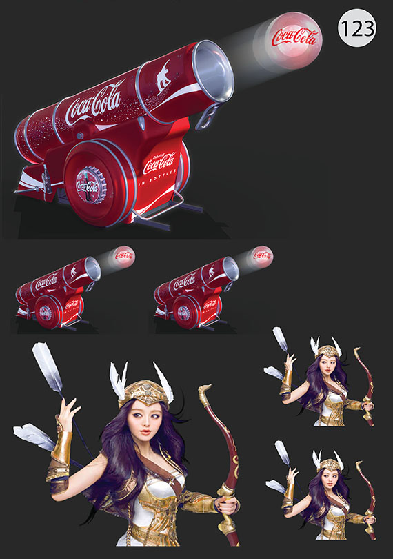 Набор 123 Изображение: Coca Cola 