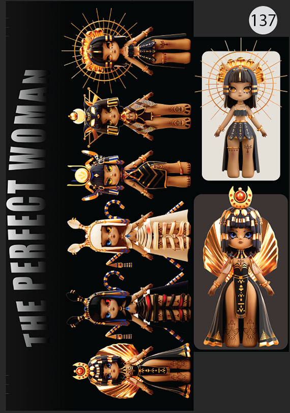 Набор 137 Изображение: Perfect woman - Egupt 