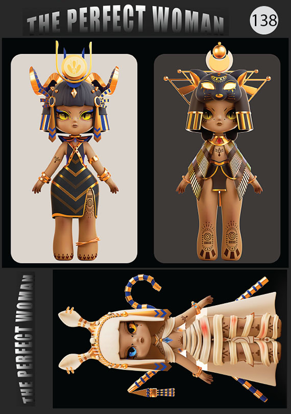 Набор 138 Изображение: Perfect woman - Egupt 