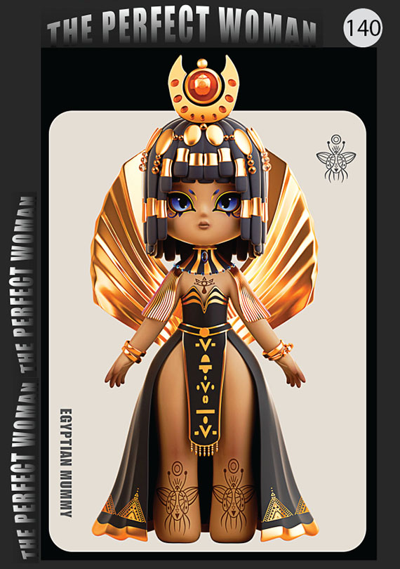 Набор 140 Изображение: Perfect woman - Egupt 