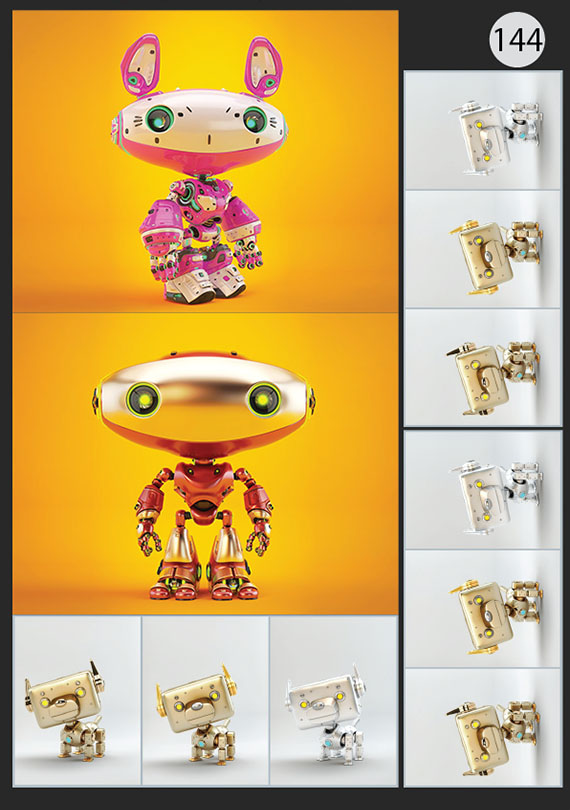 Набор 144 Изображение: Роботы 